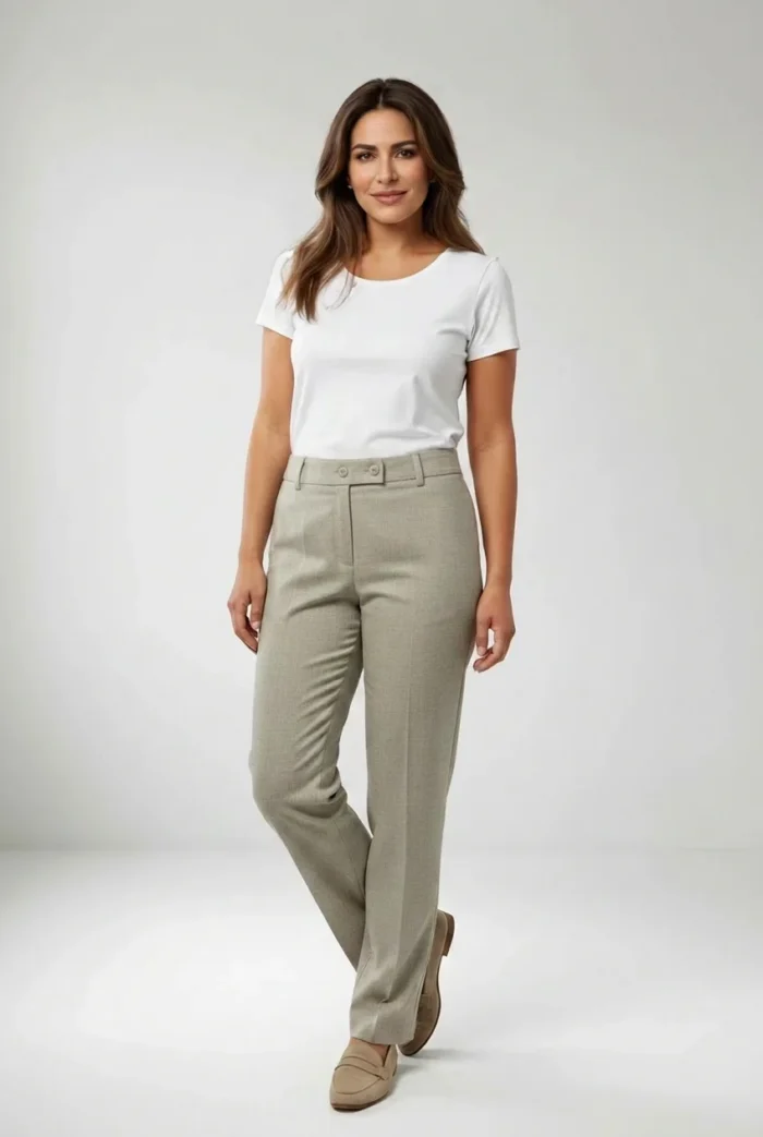 Pantalón Clásico Tela Fantasía