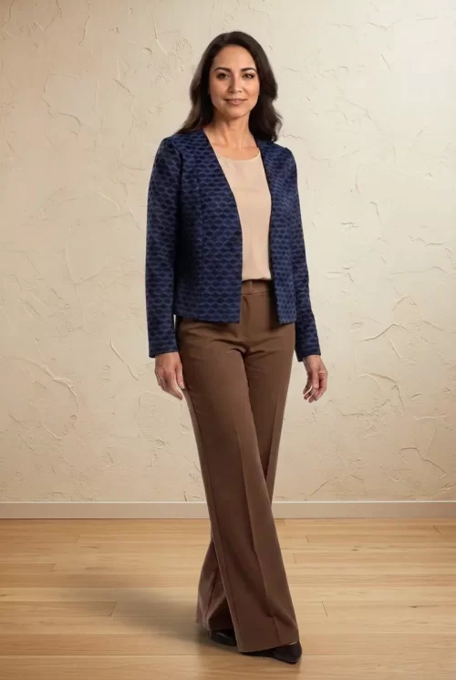 Chaqueta Punto Jaspeada